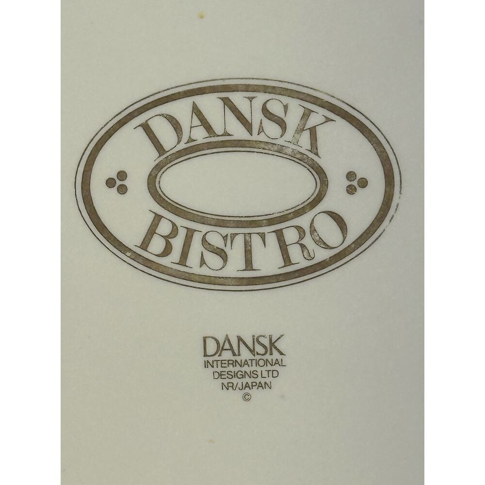 Dansk Bistro Bisserup White 1981-2002 Retired Japan 8.75" Salad Plate - Picture 4 of 4